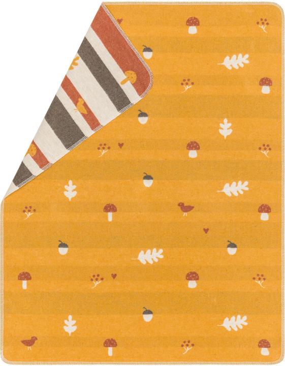 David Fussenegger Babydecke Forest Friends gold (90 x 70 cm)