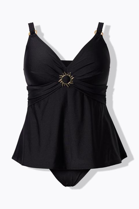 Actual product image Ulla Popken Sparkling Sun Two Piece Tankini Set (46)