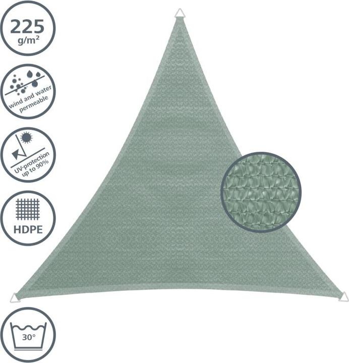 Immagine prodotto Windhager Vela solare 500 cm, triangolo, verde (500 x 500 cm)