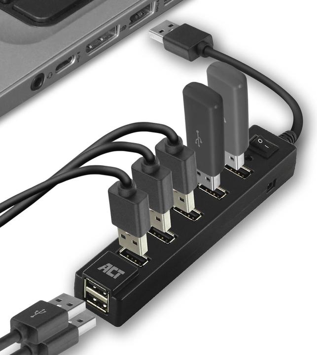 Produktbild ACT AC6215 (USB-A, 7 Ports)
