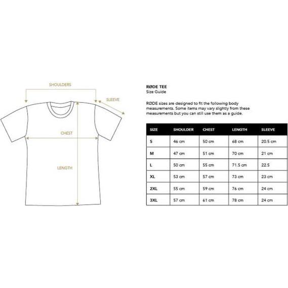 Thumbnail - RØDE, Shirt, Logo T-Shirt Schwarz, Schwarz, (XS, S, M, L, XL, XXL)