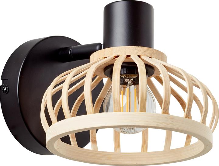 Produktbild Brilliant Norah Wandspot holz hell/schwarz (E14)