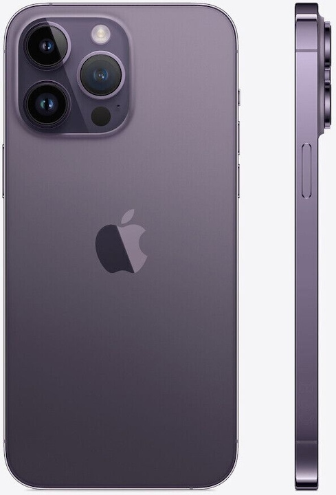 Actual product image Re!commerce iPhone 14 Pro Max (256 GB, Deep Purple, Violet, 6.70", 48 Mpx, SIM + eSIM, A / Like new)