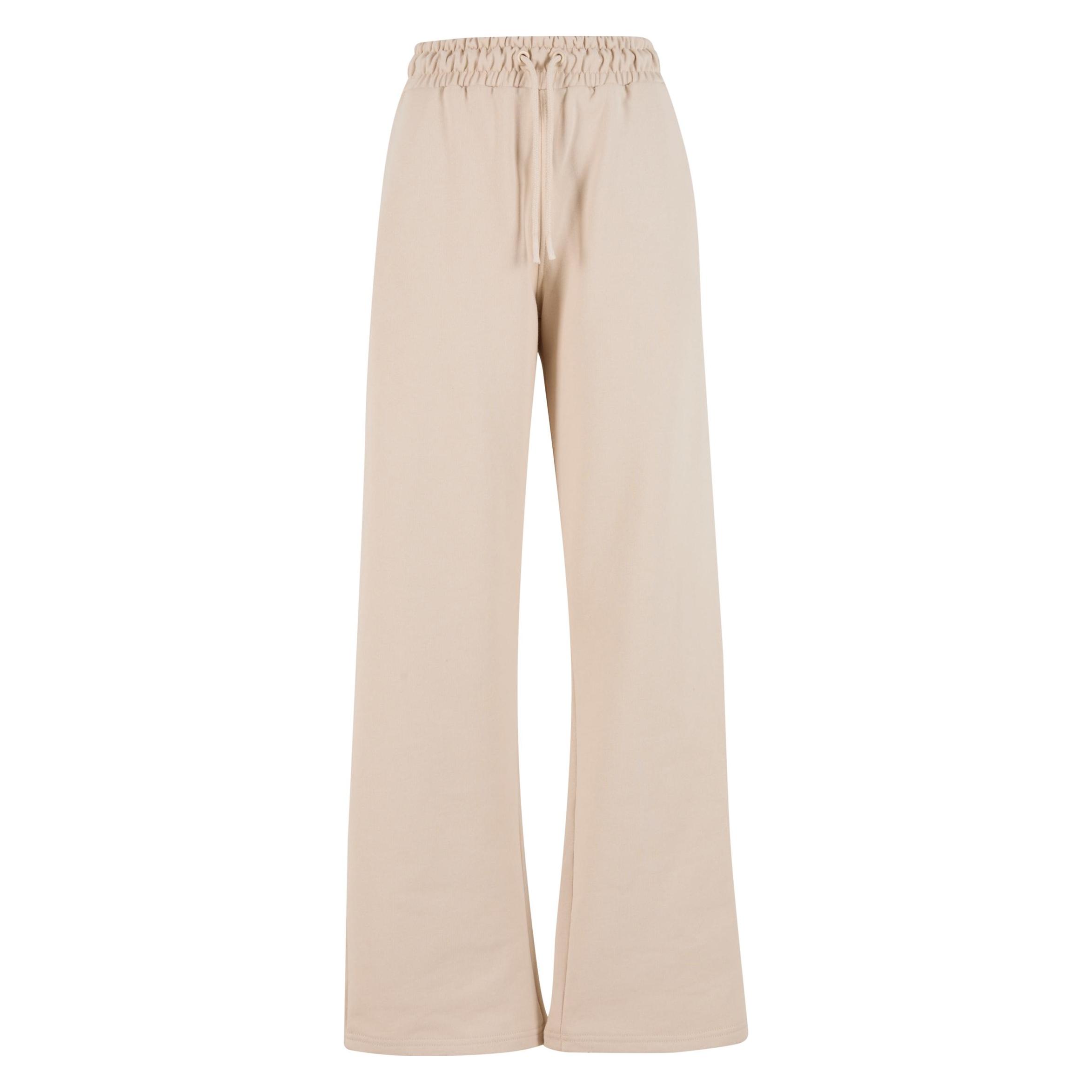 Def, Damen, Sporthose, Jogginghose (L), Weiss, Grau