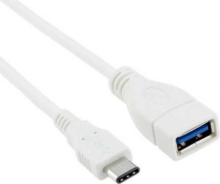 Produktbild PowerGuard Kurzes USB-C auf USB Adapter Kabel 20cm (0.20 m, USB 3.0)