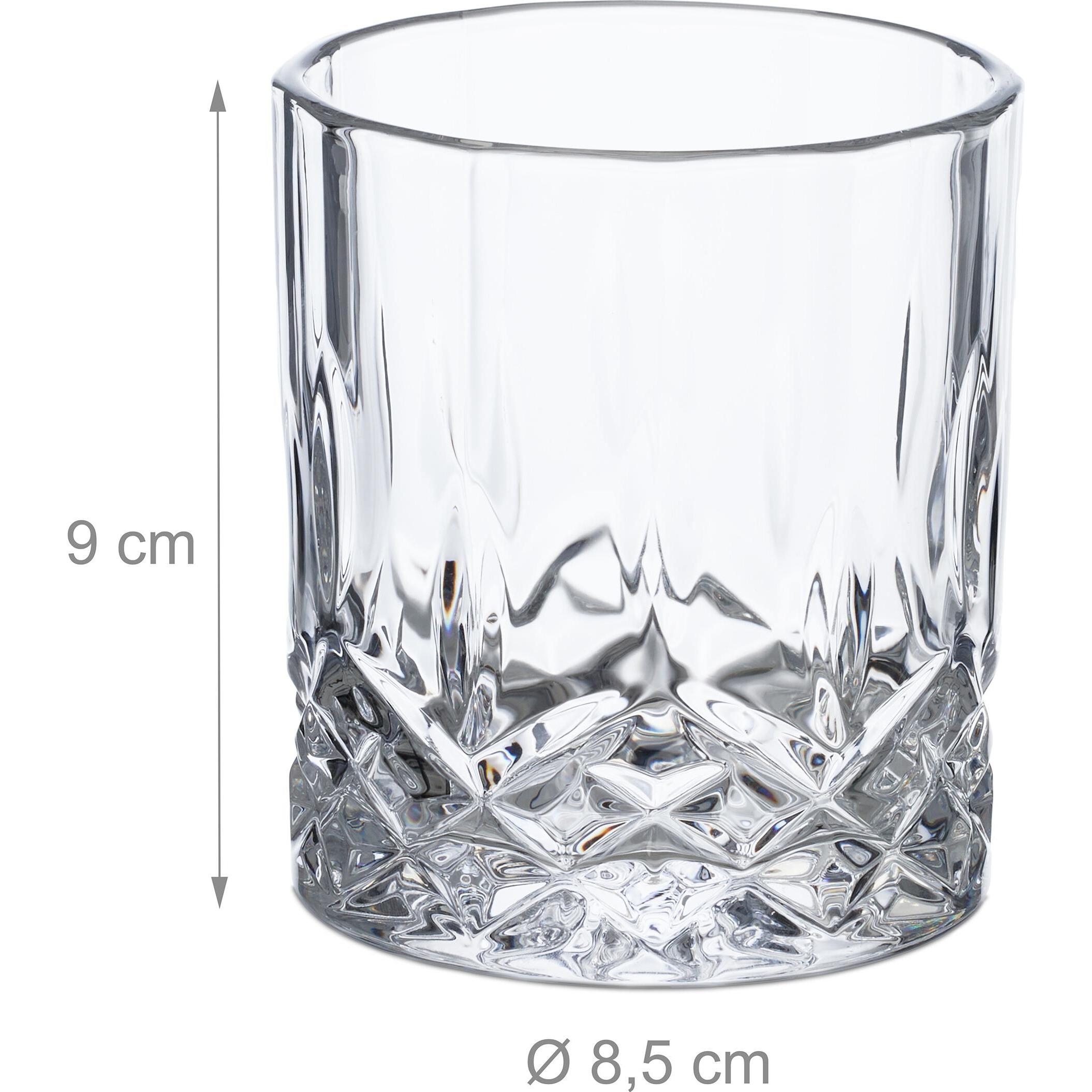 Thumbnail - Relaxdays Whiskeygläser, Cocktailgläser, Transparent