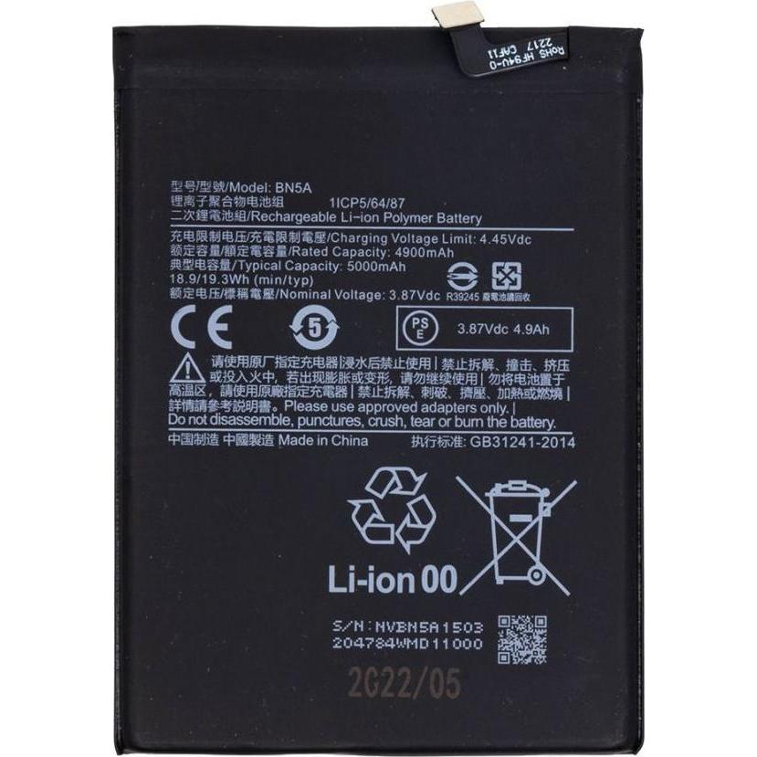 Xiaomi BN5A-Akku 5000 mAh (OEM), Smartphone Akku