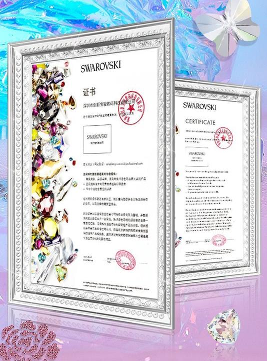 Produktbild Kingxbar Lucky Series case decorated with original Swarovski crystals iPhone 12 mini transparent (Cl (Apple iPhone 12 mini)