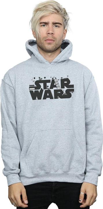 Actual product image Star Wars Mens Minimalist Logo Hoodie (XL)