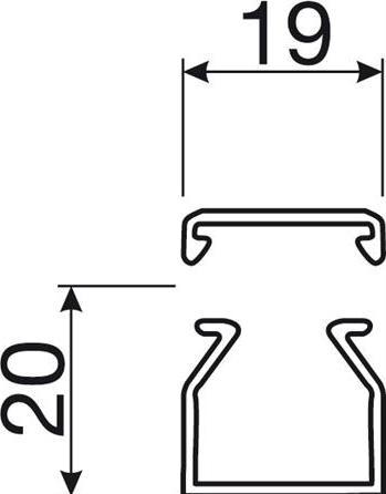 Produktbild Hager Lf (Kabelkanal, 200 cm)