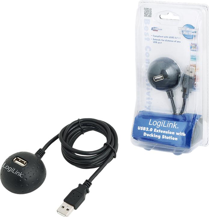Produktbild LogiLink USB A – USB A (1.50 m, USB 2.0)