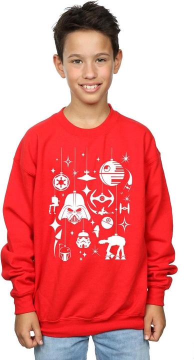 Actual product image Star Wars Boys Christmas Decorations Sweatshirt (152, 158)