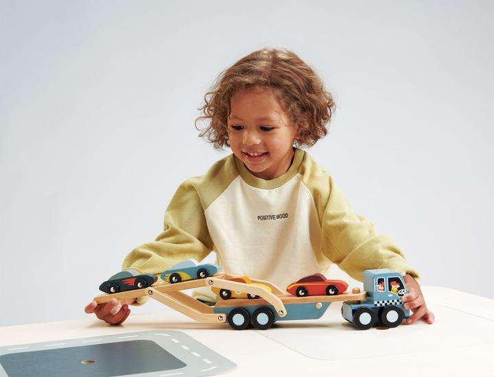 Actual product image Tender Leaf Toys Car Transporter