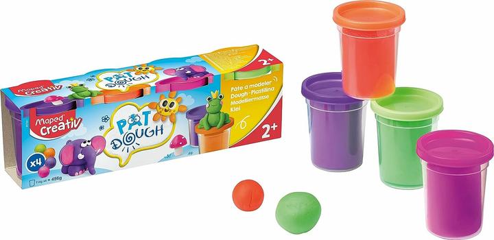 Actual product image Maped Creative Play Dough Set, 4 Fancy Colours, 456 g