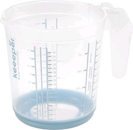 keeeper Messkanne "massimo", 1,0 L, weiá / nordic-blue (1000 ml)
