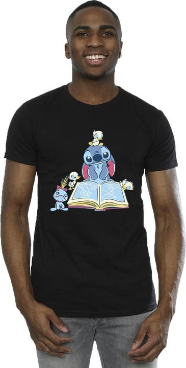 Produktbild Disney Lilo & Stitch Reading A Book TShirt (4XL)