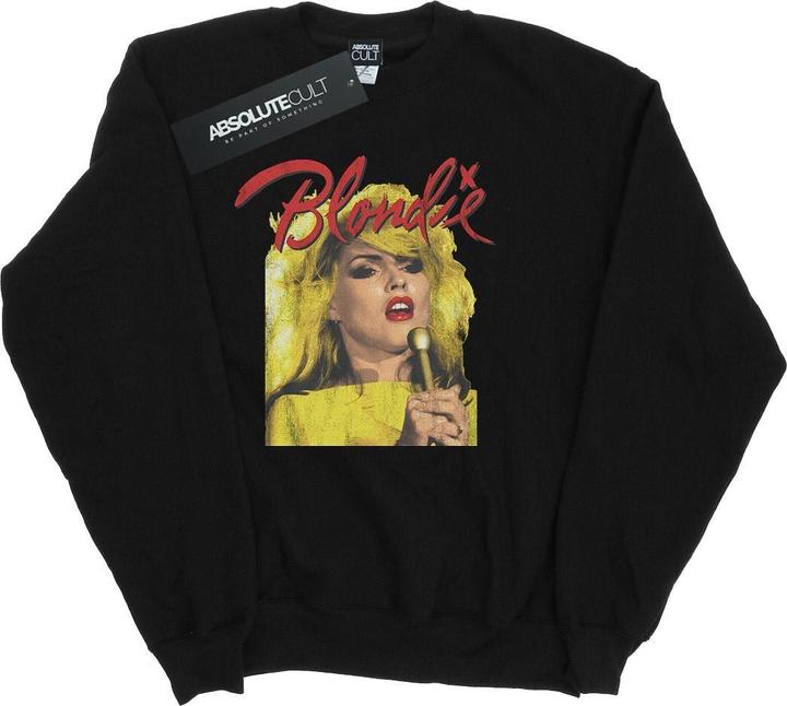 Actual product image Blondie Mens Singing With Mic Sweatshirt (5XL)