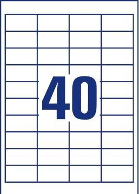 Actual product image Avery Universal labels