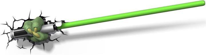 3DLightFX Star Wars: 3D Deco Light Yoda Hand with Lightsaber