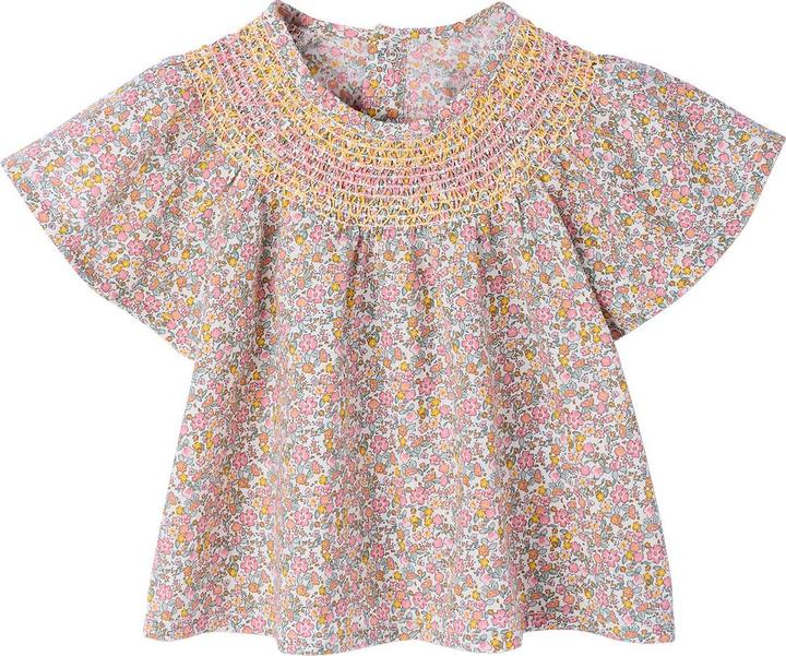 Immagine prodotto Vertbaudet Mädchen Baby-Set: Bluse mit Flügelärmeln & Shorts (68)