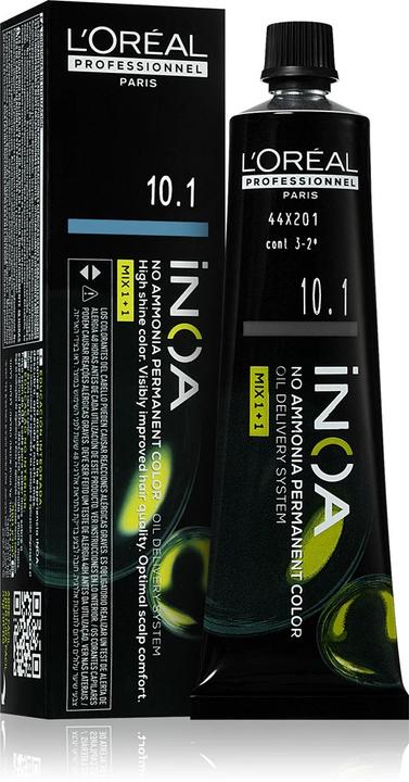 Actual product image L'Oréal Paris L'Oreal Inoa Coloration D'Oxydation Ammonia Free (10.1 Platinum blonde ash)