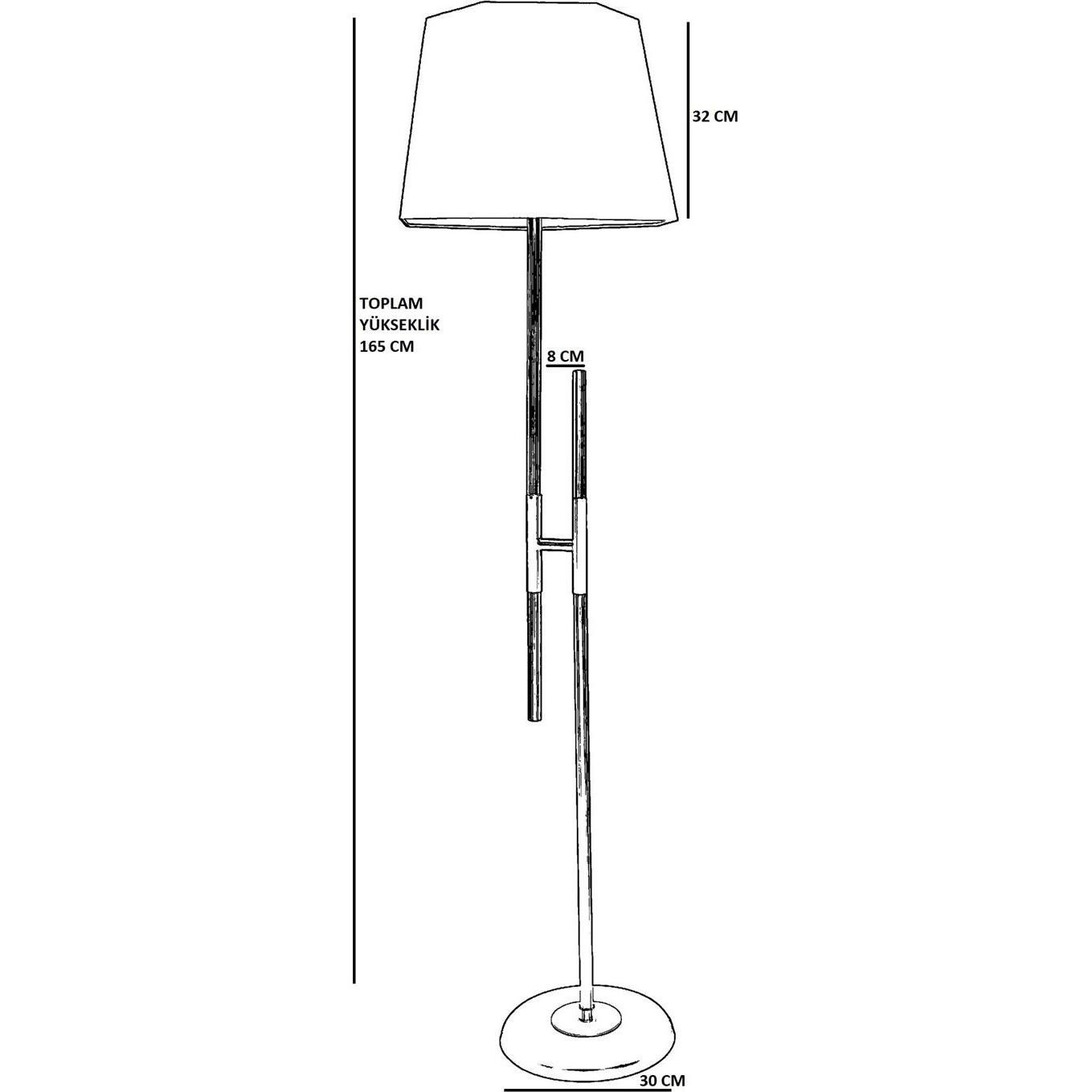 Thumbnail - Opviq, Stehlampe, Dahlia (E27)