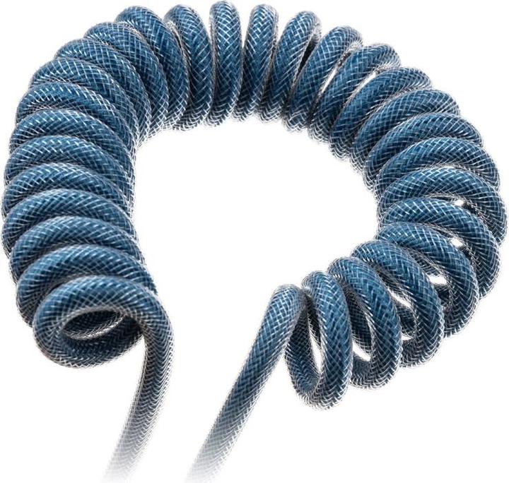 Produktbild Ducky Premicord DayBreak Spiralkabel, USB Typ C auf Typ A - 1,8m (1.80 m, USB 2.0)