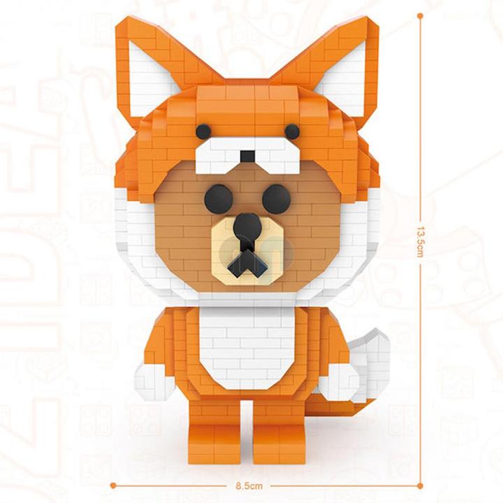 Produktbild LOZ 9250 - Fuchs Bär (860 Teile)