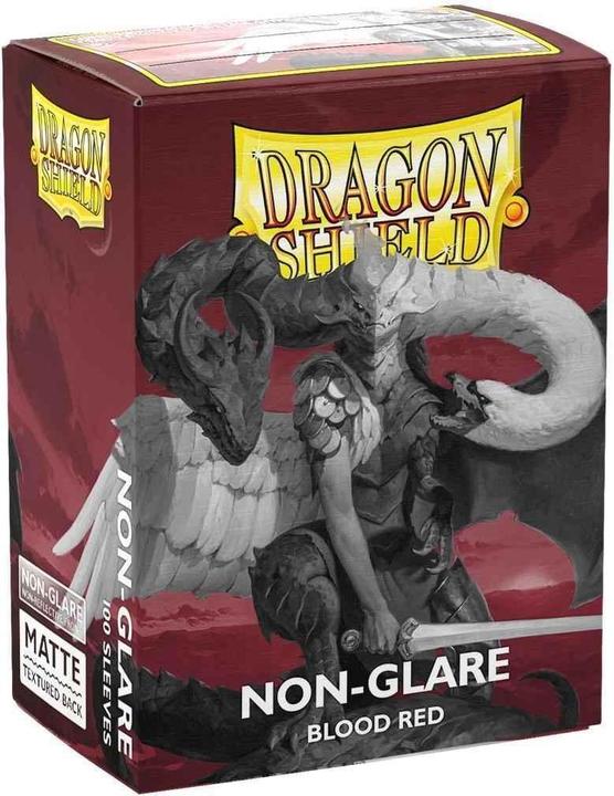 Actual product image Dragon Shield DS100 Matte NonGlare - Blood Red