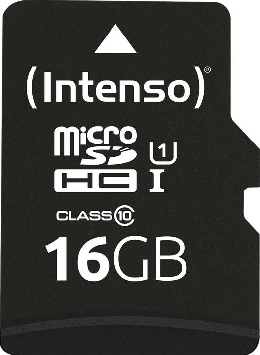 Produktbild Intenso microSDHC 16GB Class 10 UHS-I U1 Performance (16 GB, microSDHC, U1, UHS-I)