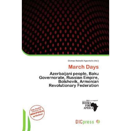 March Days, Fachbücher von Dismas Reinald Apostolis
