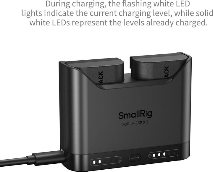 Produktbild SmallRig 5490 Camera Battery Charger for LP-E6P (Kamera Akku Ladegerät)