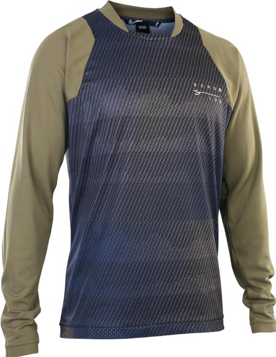 Produktbild ION Bike Jersey Scrub LS men - dark-mud (48)