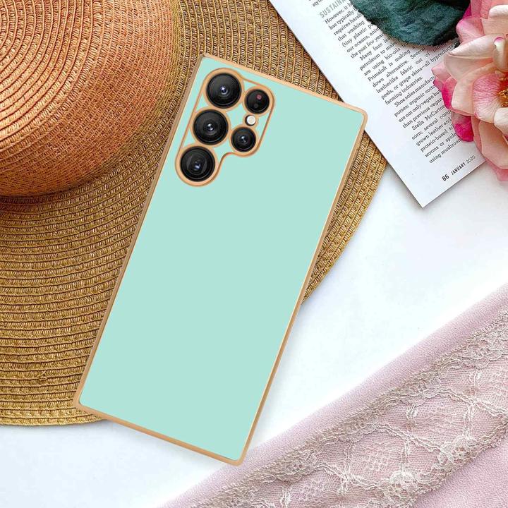 Produktbild Cadorabo Hülle für Samsung Galaxy S22 ULTRA im TPU mit Kameraschutz LM130 Style (Samsung Galaxy S22 Ultra)