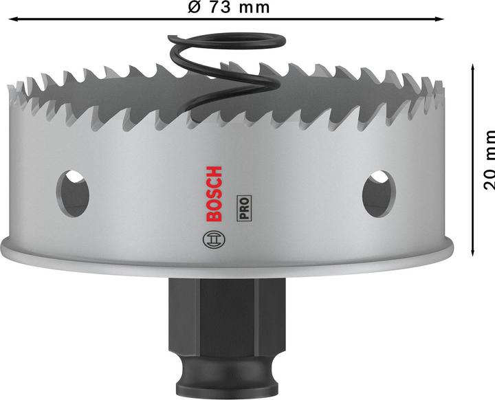 Productafbeelding Bosch Professional Zubehör PRO Plaatmetaal PC Plus gatenzaag, 73 mm (73 mm)