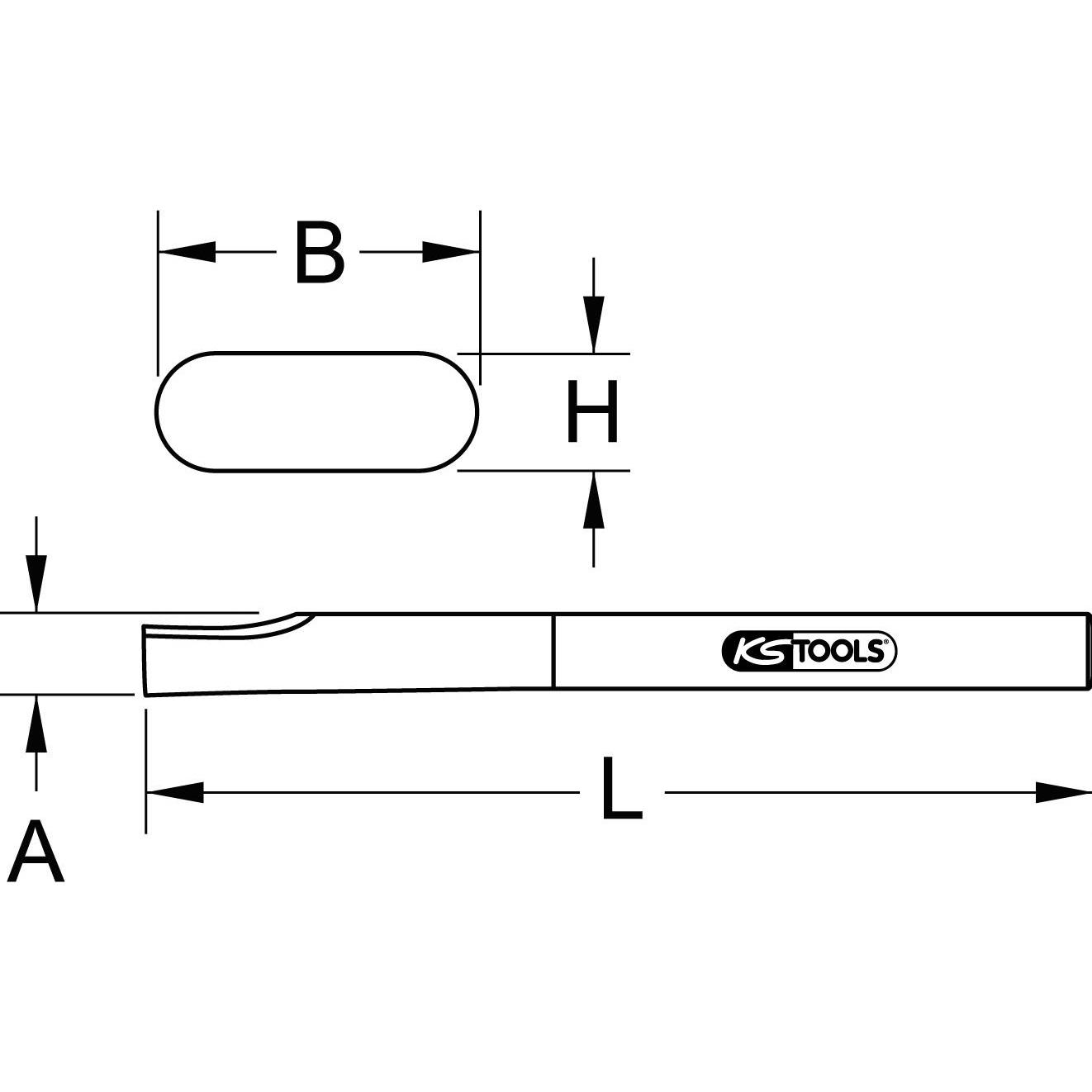 Thumbnail - KS Tools, Meissel, 140.2162
