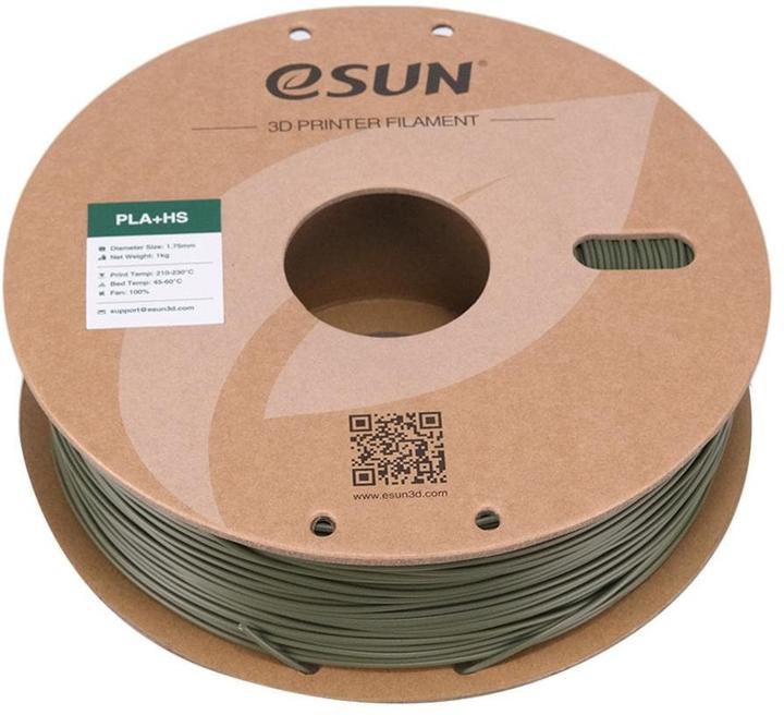 Produktbild eSUN EPLA+HS 1,75mm OLIVE GREEN 1kg (PLA+, 1.75 mm, 1000 g, Grün)