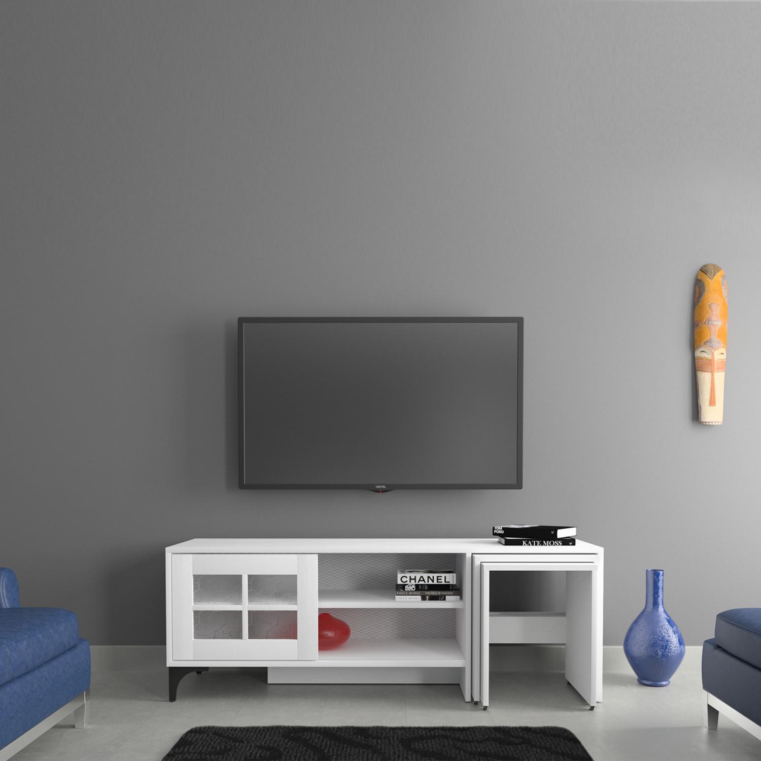Thumbnail - Hanah Home, TV Möbel, Landon (150 x 54 x 42 cm)
