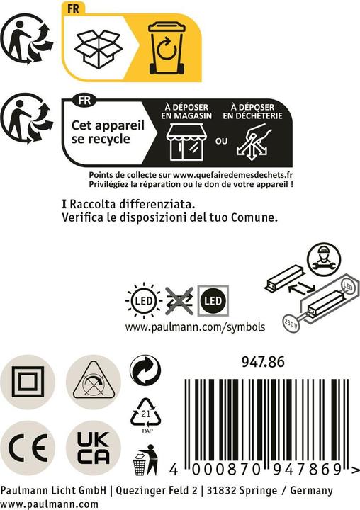Actual product image Paulmann Levka (1500 lm, IP44)
