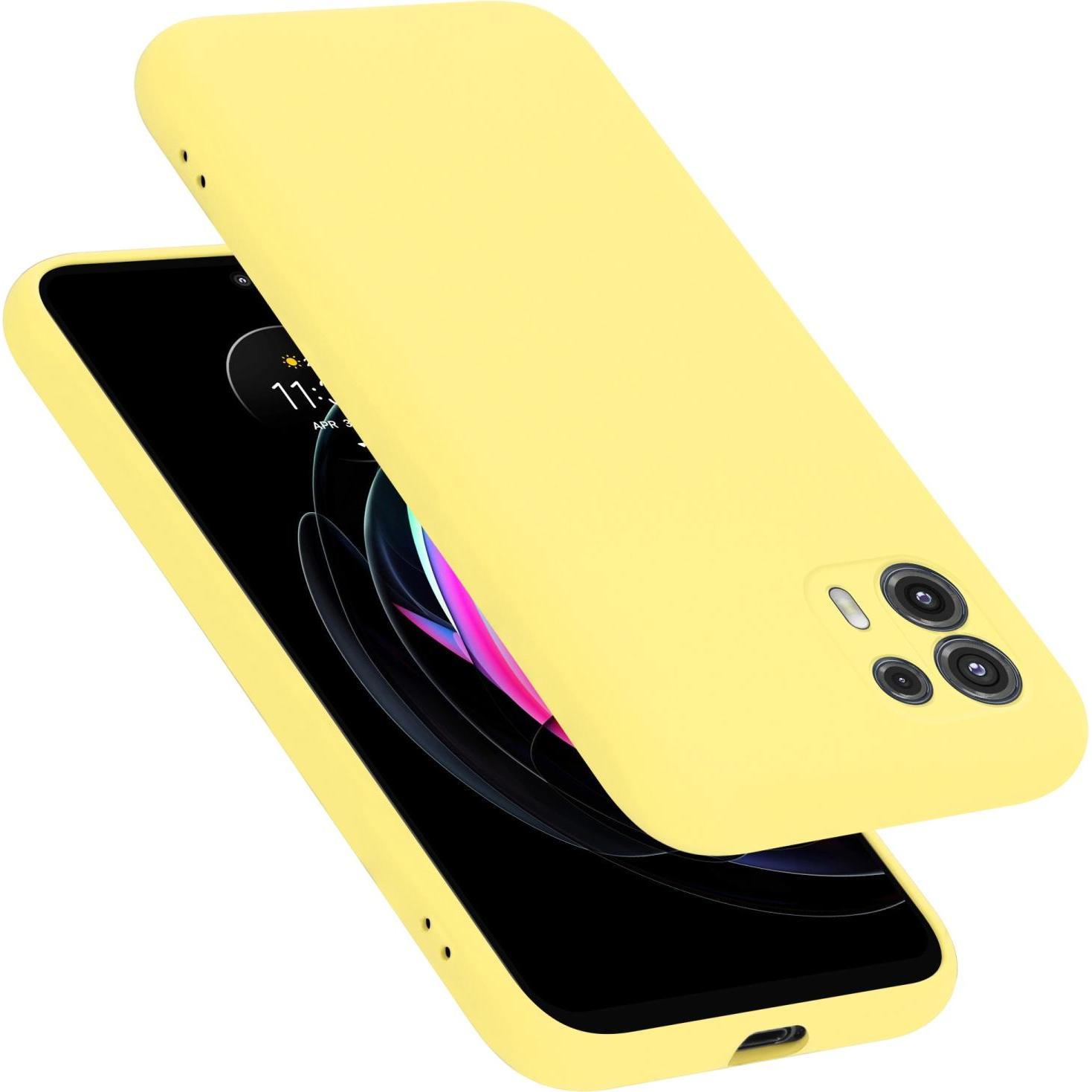 Cadorabo TPU Liquid Silicone Case Hülle für Motorola EDGE 20 LITE / FUSION (Motorola Edge 20 Lite), Smartphone Hülle, Ge...