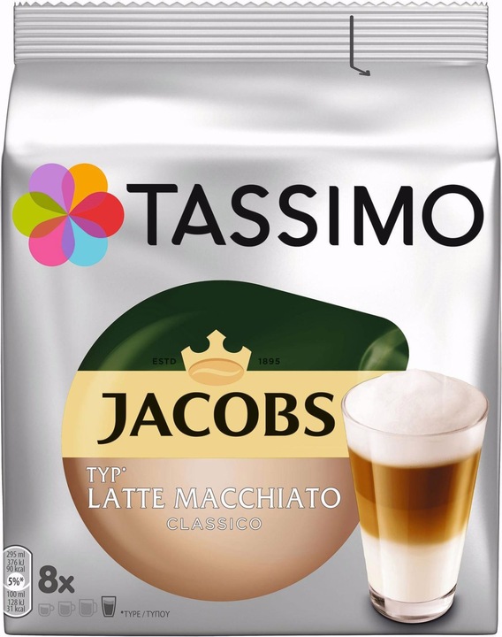 Produktbild Tassimo Jacobs Latte Macciato T-Disc (8 x Port.)