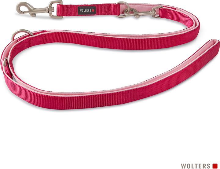 Image du produit Wolters Professional Comfort Leash Size L 200 cm x 2,0 cm rasberry/rose (L, Chien, Promenade)