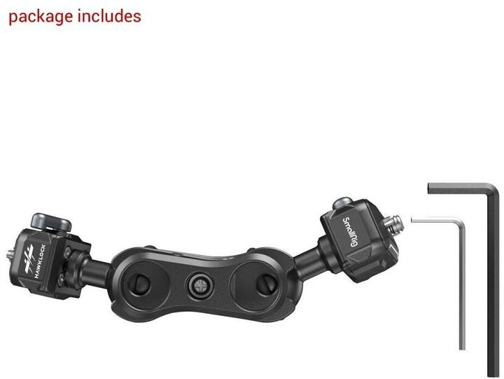 Actual product image SmallRig Drop in HawkLock mini Magic Arm with Quick Release Ball Head 3515B