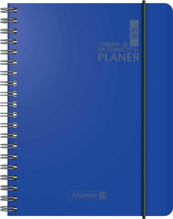 Produktbild Lehrerkalender Überformat A5 Baladek-Einband blau 2025/2026 (A5, Deutsch)