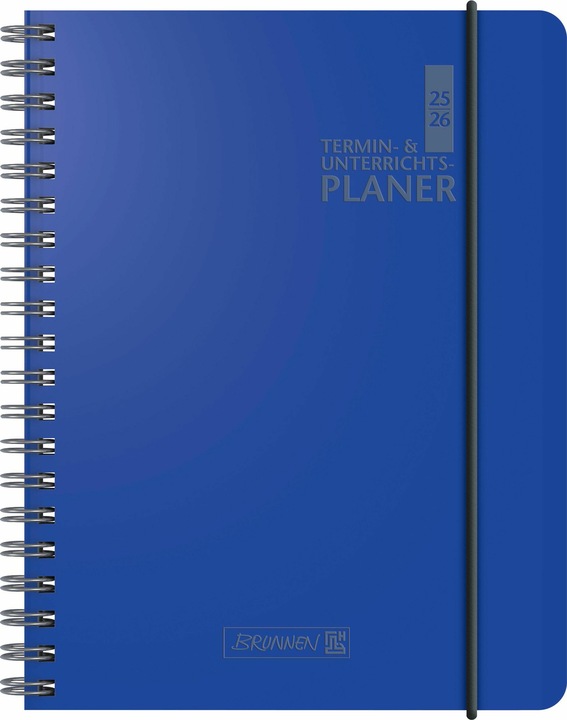 Immagine prodotto Lehrerkalender Überformat A5 Baladek-Einband blau 2025/2026 (A5, Tedesco)