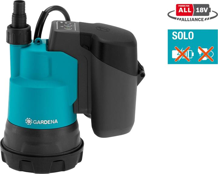 Produktbild Gardena Akku-Klarwasser-Tauchpumpe 20002 (Gartenpumpe)