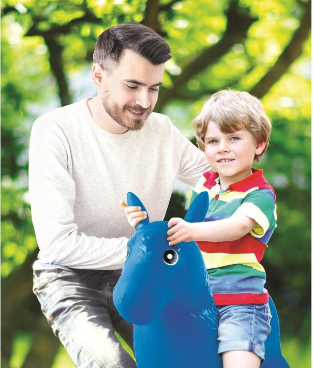 Produktbild Lexibook Aufblasbares blaues Hüpfpferd