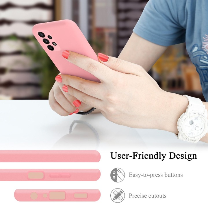 Actual product image Cadorabo TPU Liquid Silicone Case Cover for Samsung Galaxy A23 4G / 5G (Samsung Galaxy A23 5G, Samsung Galaxy A23)