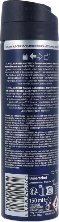 Image du produit NIVEA Men Deodorant Spray Deep Dry (Spray)