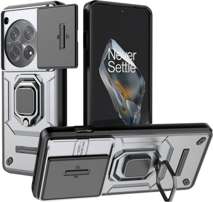 Produktbild Cover-Discount OnePlus 12 - Armor Case mit Kickstand grau (OnePlus 12)